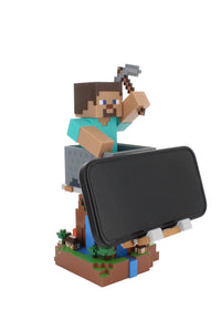 Thumbnail for Minecraft: Steve Cable Guy R.E.S.T Collectable Figure Device Holder