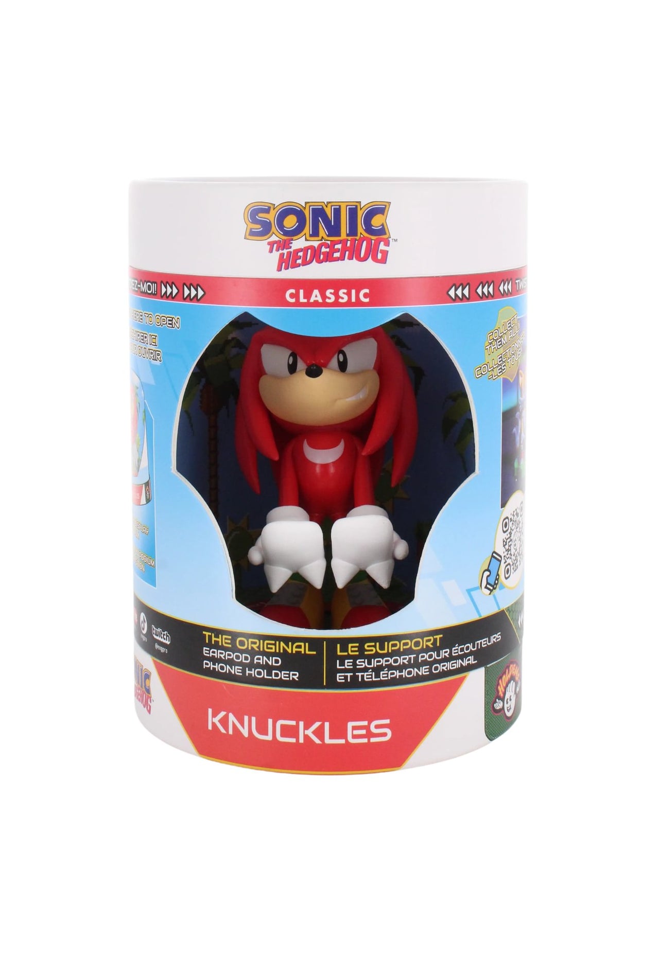 SEGA: Knuckles Cable Guys Holdem, Earbud Holder - EXG Pro