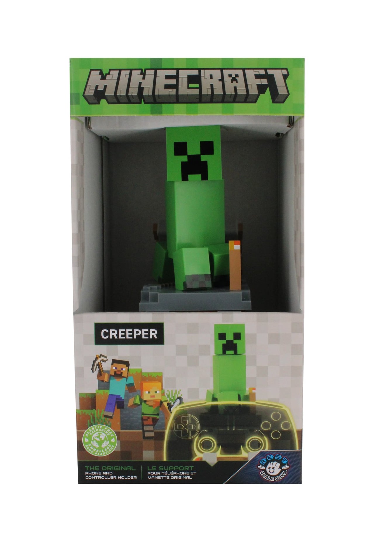 Minecraft: Creeper Cable Guy R.E.S.T Collectable Figure Device Holder