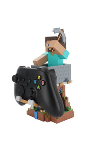 Thumbnail for Minecraft: Steve Cable Guy R.E.S.T Collectable Figure Device Holder