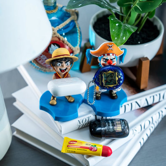 Luffy and Buggy Phone Stand – One Piece, Mini Cable Guys