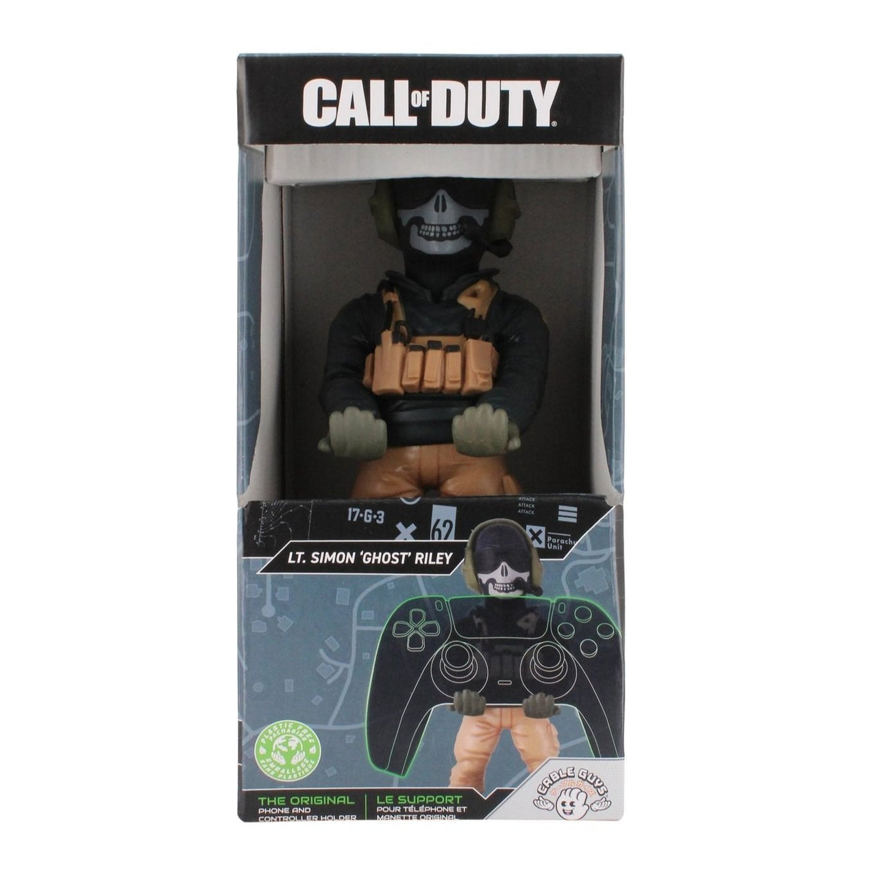 Call of Duty: Lt. Simon “Ghost” Riley Cable Guys Original Controller and Phone Holder - EXG Pro