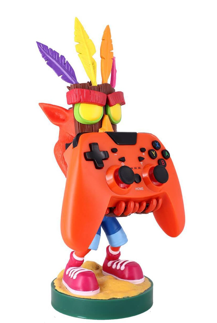 Crash Bandicoot: Crash Aku Aku Cable Guys Original Controller and Phone Holder - EXG Pro