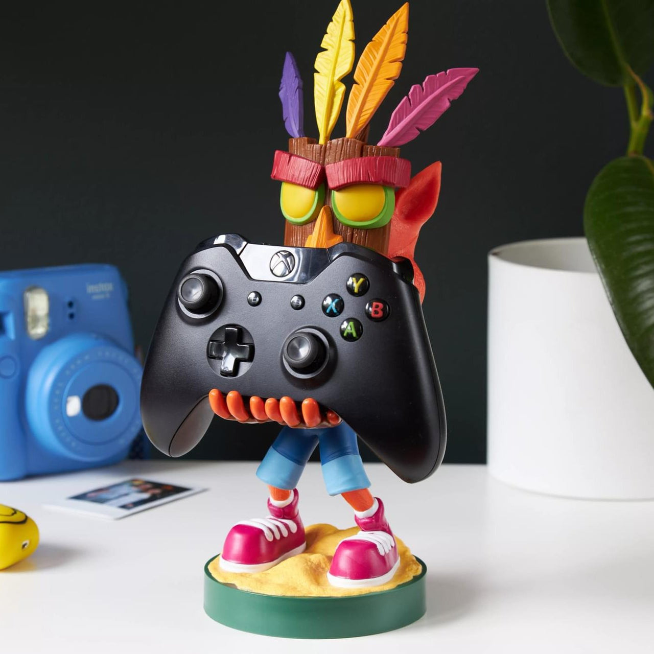 Crash Bandicoot: Crash Aku Aku Cable Guys Original Controller and Phone Holder - EXG Pro