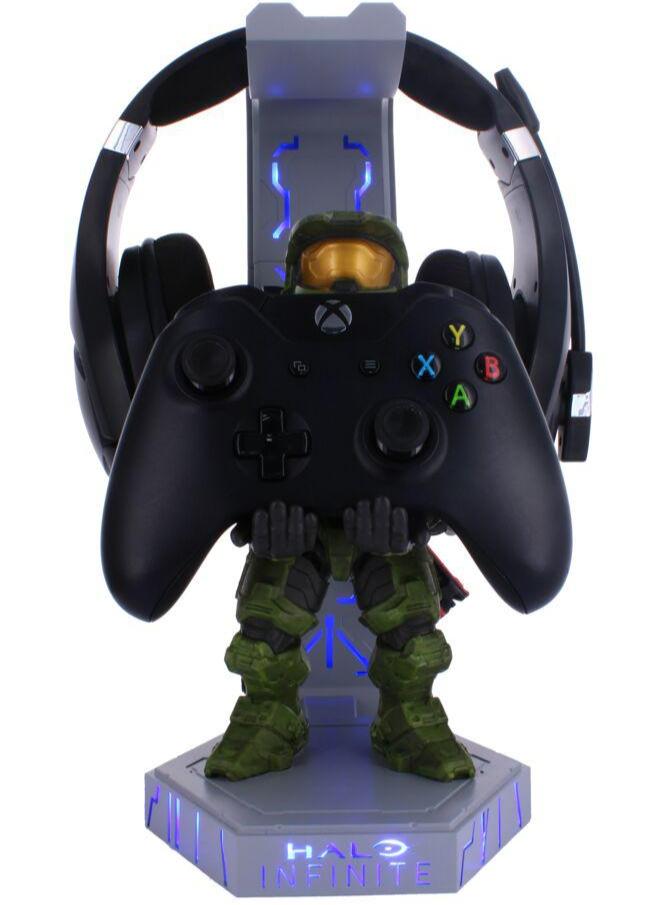 Halo Infinite: Master Chief Cable Guys Deluxe Light Up Controller, Headphone and Phone Stand - EXG Pro