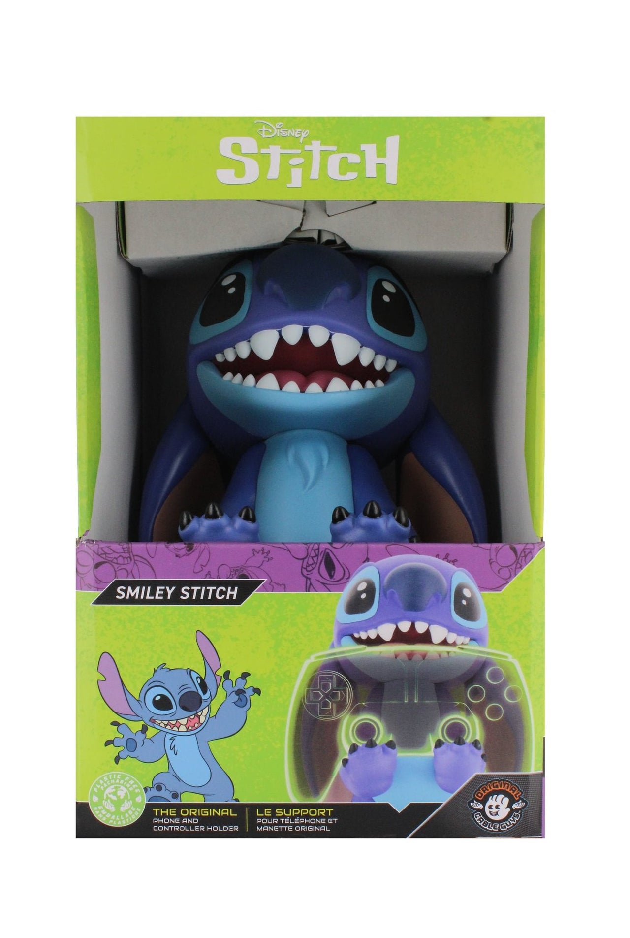 Lilo & Stitch: Smiley Stitch Cable Guys Controller Holder and Phone Stand - EXG Pro