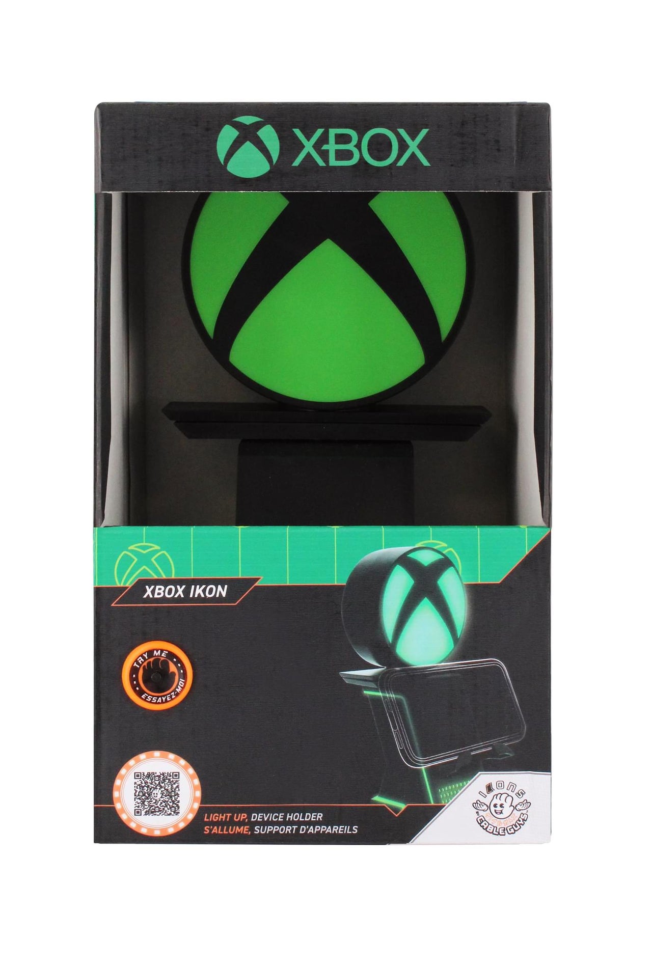 Microsoft: XBox Cable Guys Light Up Ikon, Phone and Device Stand - EXG Pro