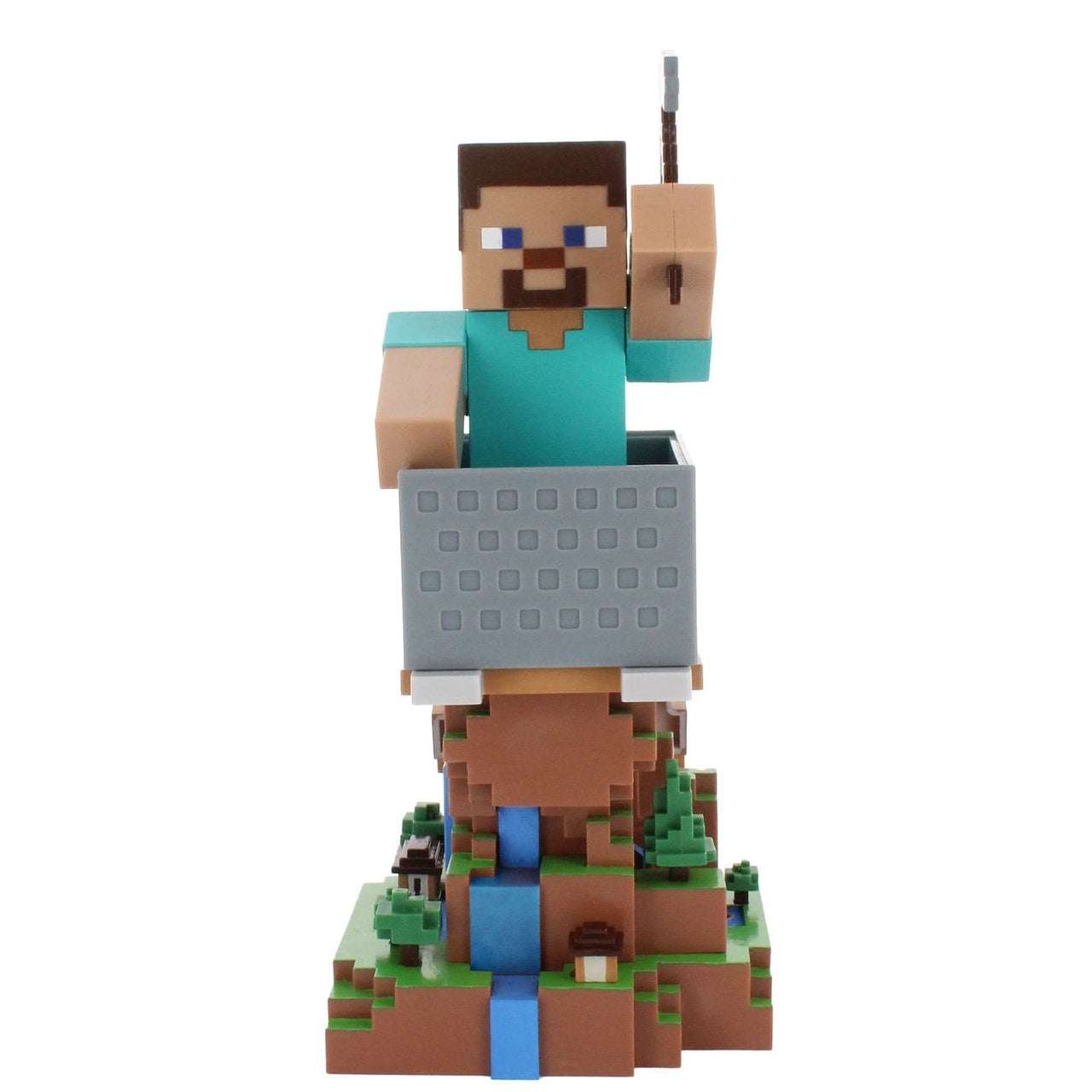 Minecraft: Steve Cable Guy R.E.S.T Collectable Figure Device Holder - EXG Pro