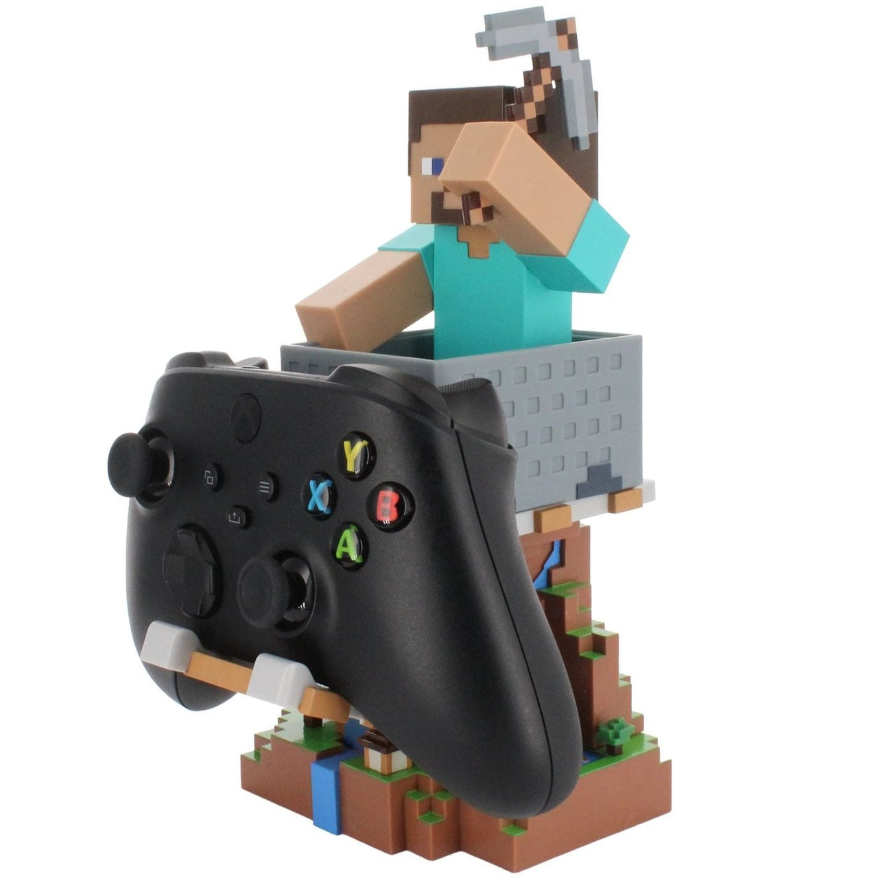 Minecraft: Steve Cable Guy R.E.S.T Collectable Figure Device Holder - EXG Pro