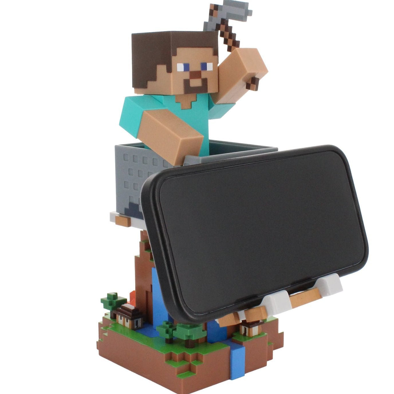 Minecraft: Steve Cable Guy R.E.S.T Collectible Figure Device Holder ...