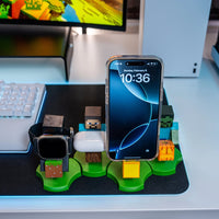 Thumbnail for Minecraft: Steve Holdems, Mini Cable Guys Phone Stand and Device Holder - EXG Pro