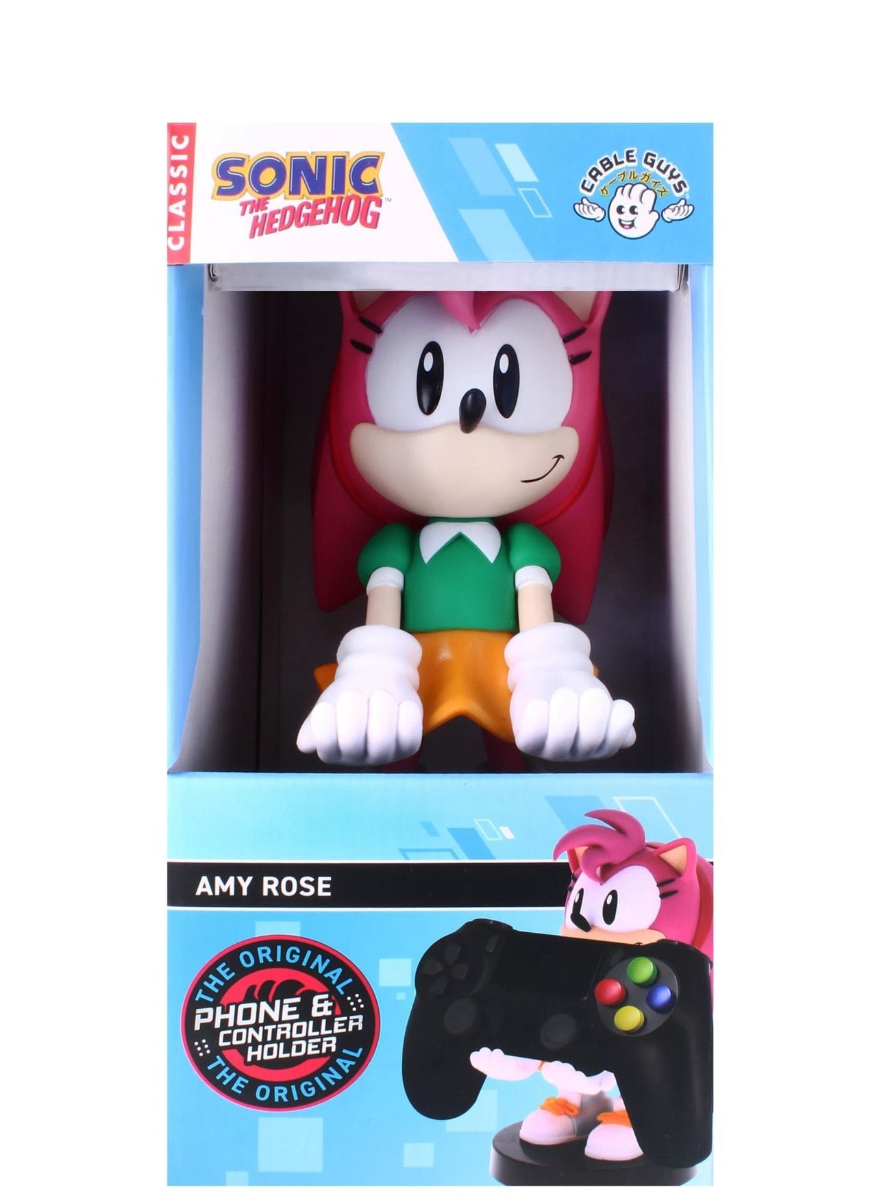 SEGA: Amy Rose Cable Guys Original Controller and Phone Holder - EXG Pro