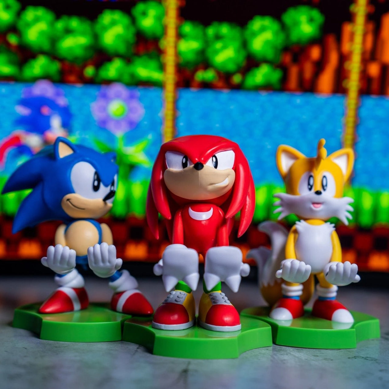 SEGA: Knuckles Cable Guys Holdems, Mini Collectibles With a Twist - EXG Pro