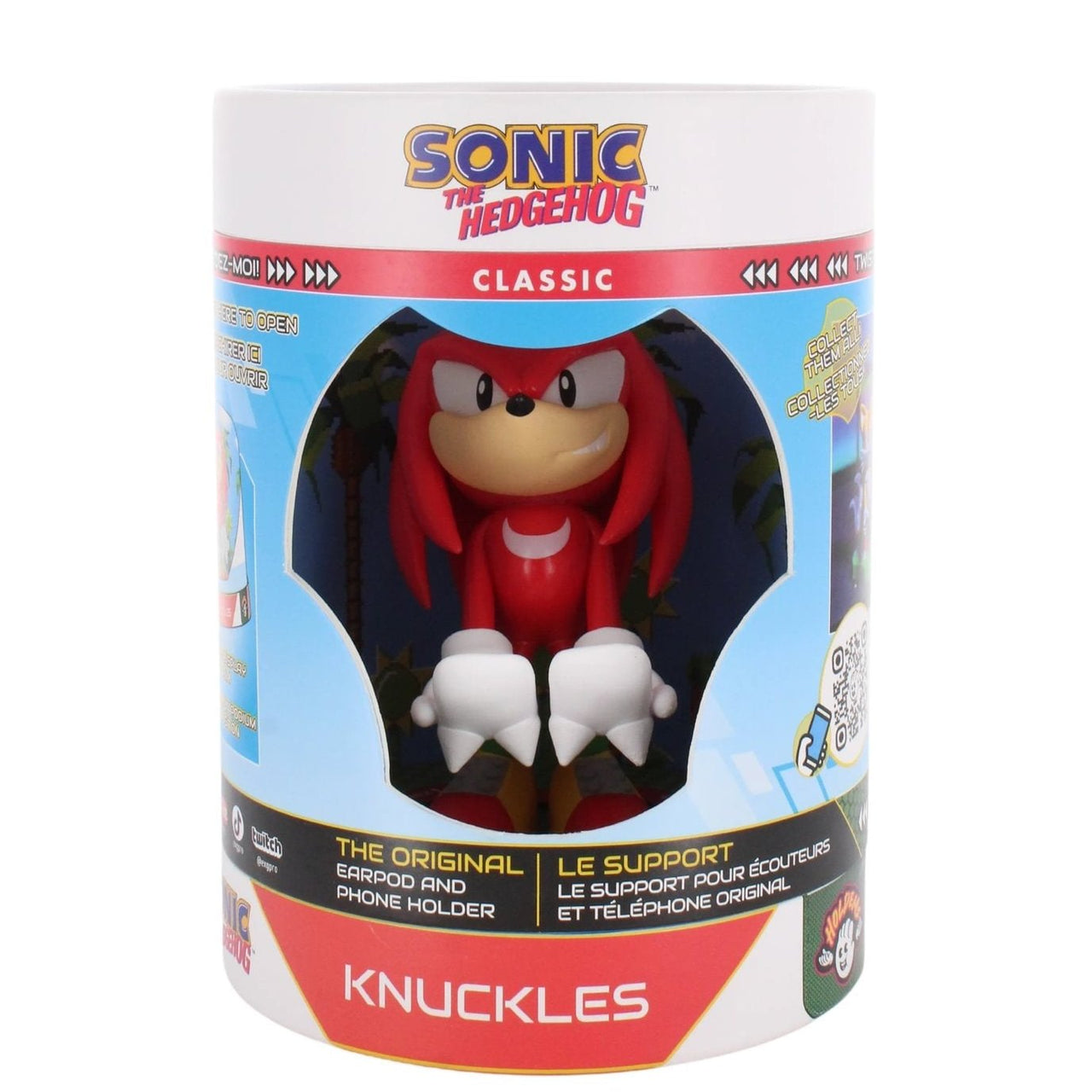 SEGA: Knuckles Cable Guys Holdems, Mini Collectibles With a Twist - EXG Pro