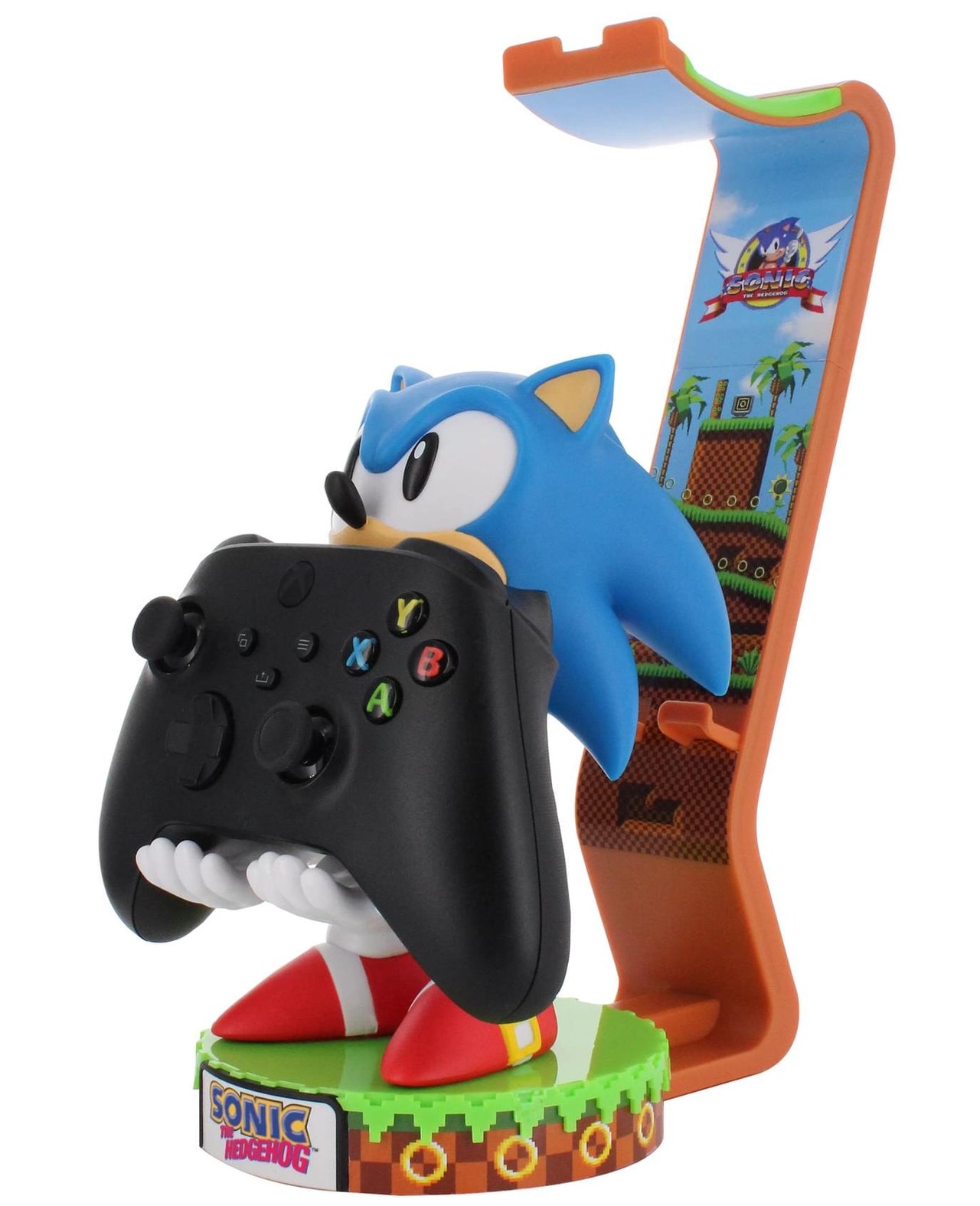 SEGA: Sonic Cable Guys Deluxe Light Up Controller, Headphone and Phone Stand - EXG Pro