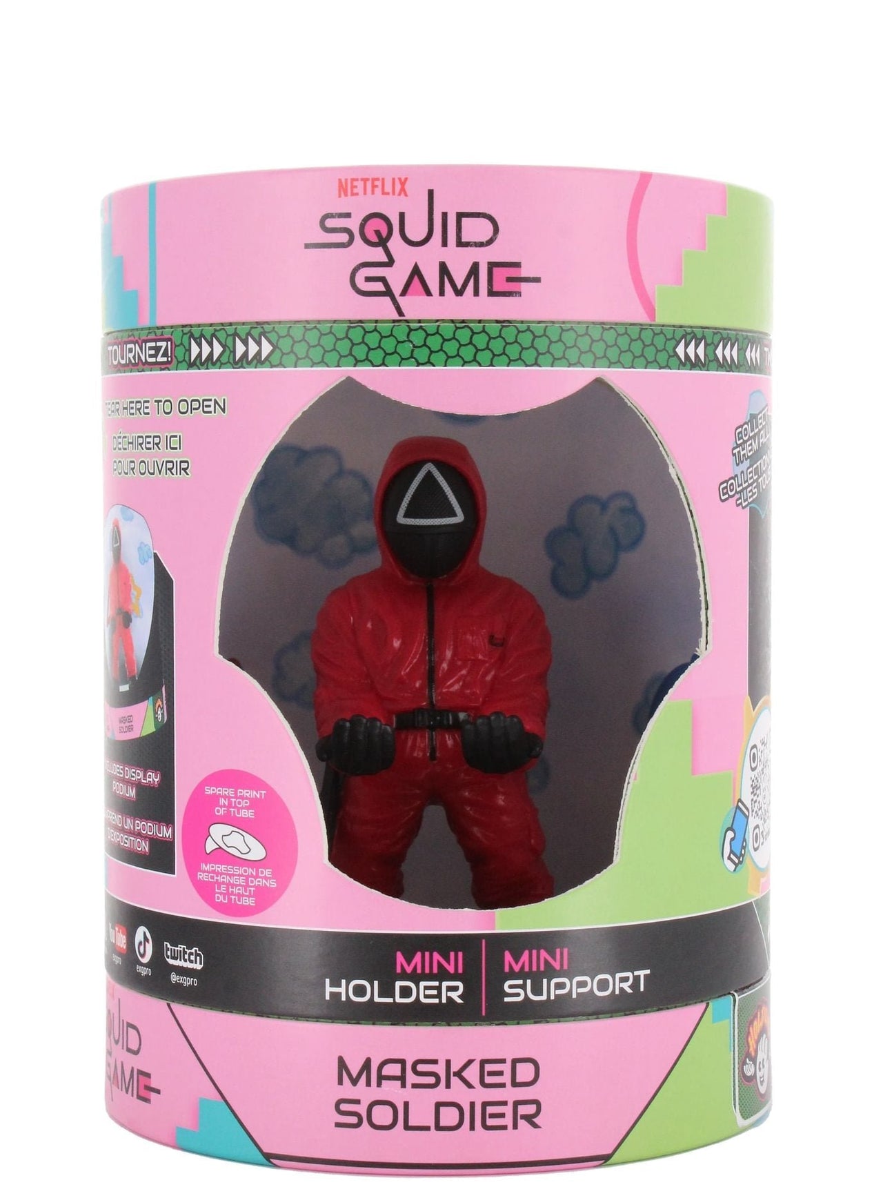 Squid Game: Triangle Guard Holdems, Mini Collectibles With a Twist - EXG Pro