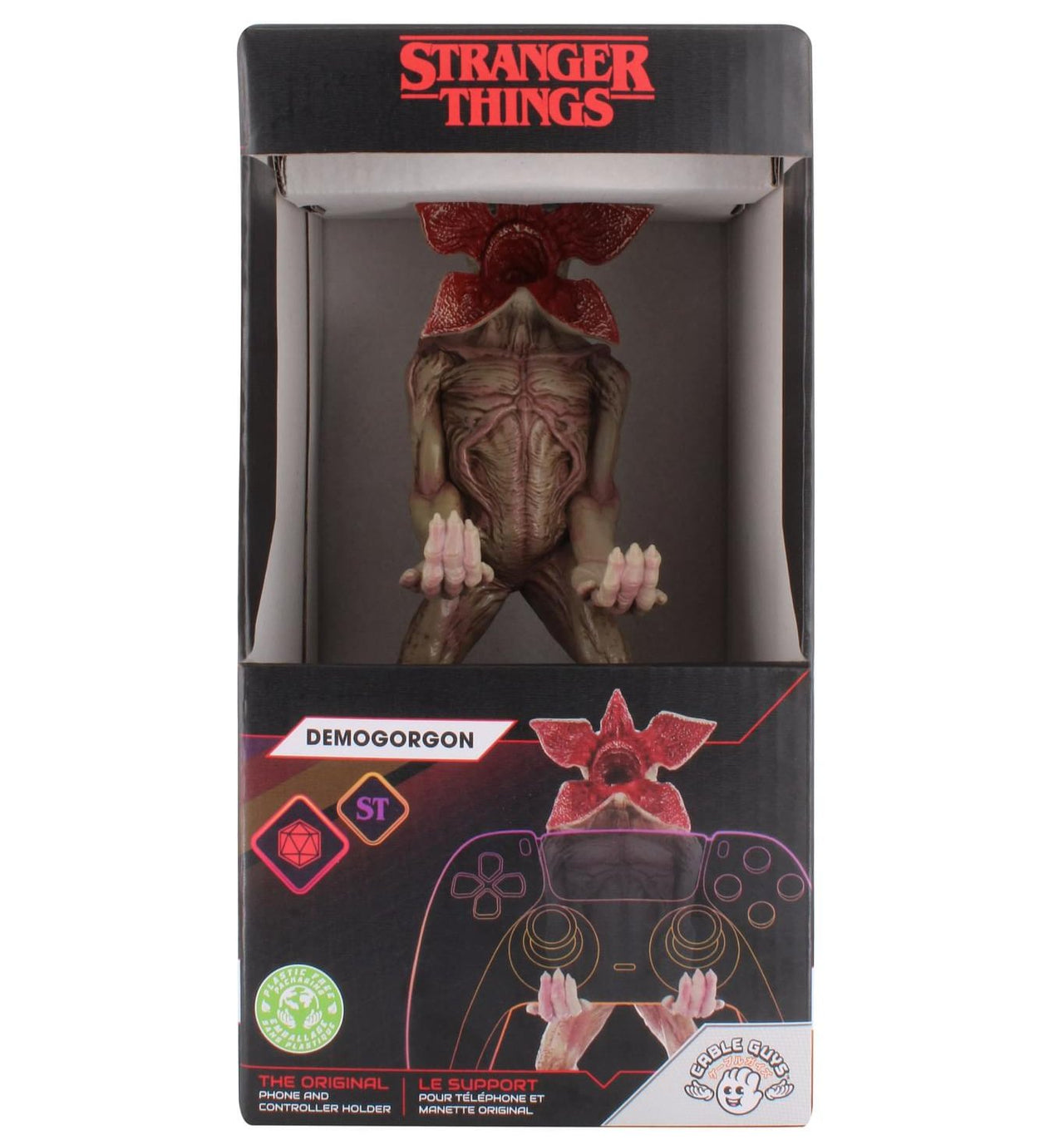 Stranger Things: Demogorgon Cable Guys Original Controller and Phone Holder - EXG Pro