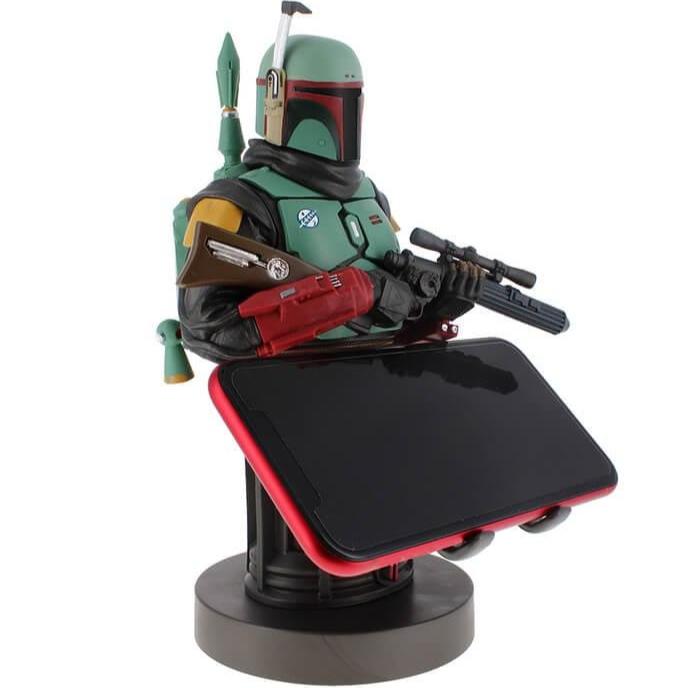 The Mandalorian: Boba Fett Mandalorian Cable Guys R.E.S.T Collectable Figure Device Holder - EXG Pro