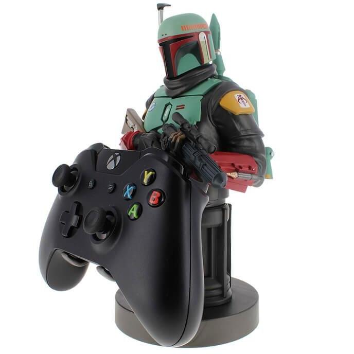 The Mandalorian: Boba Fett Mandalorian Cable Guys R.E.S.T Collectable Figure Device Holder - EXG Pro