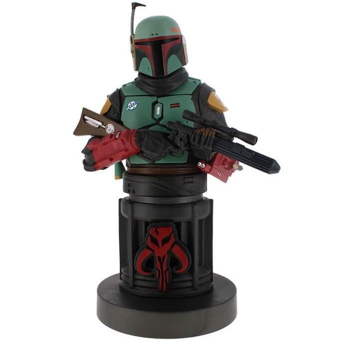 The Mandalorian: Boba Fett Mandalorian Cable Guys R.E.S.T Collectable Figure Device Holder - EXG Pro