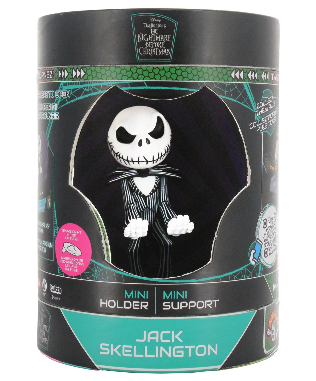 The Nightmare Before Christmas: Jack Skellington Holdems, Mini Collectibles With a Twist - EXG Pro