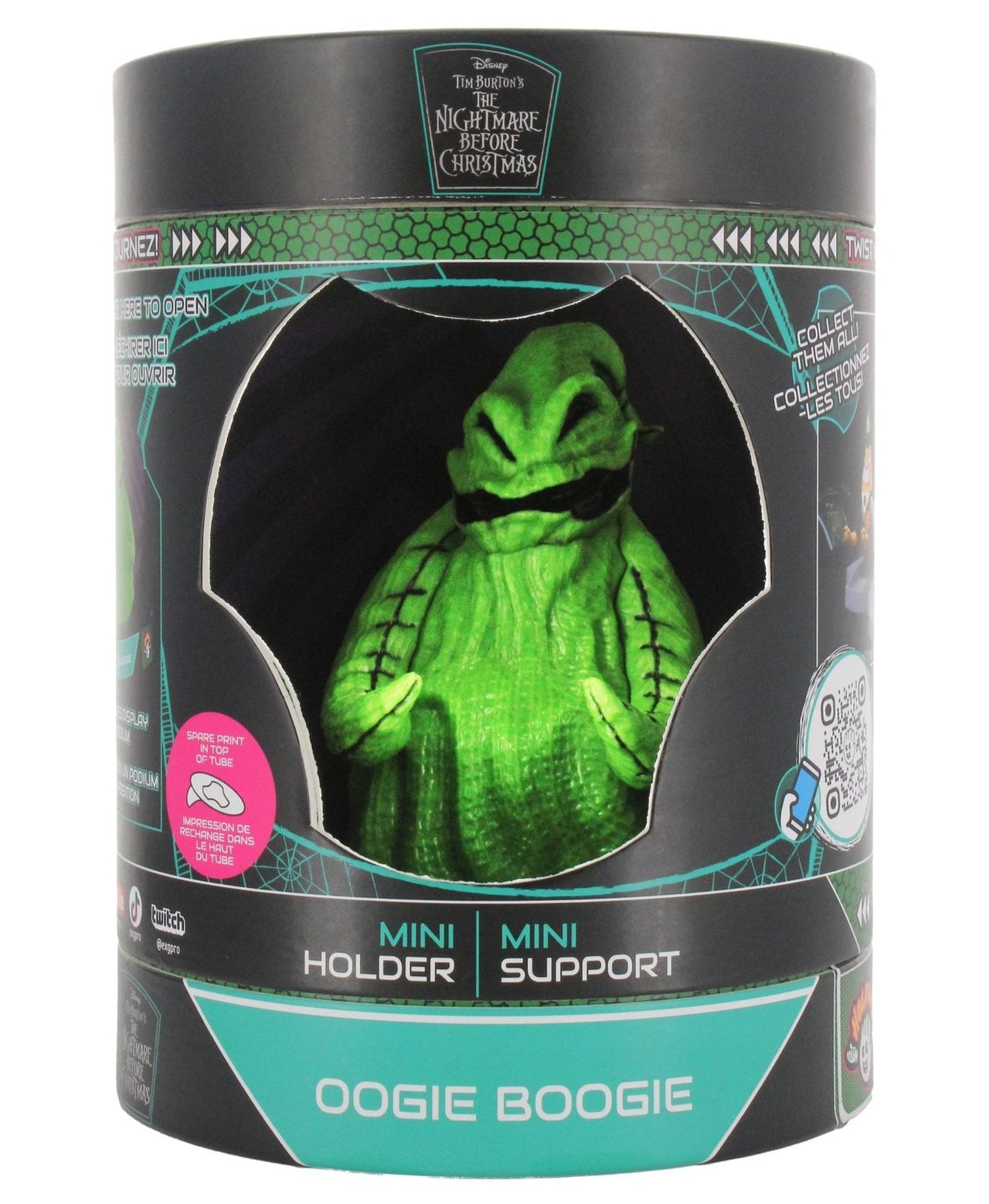 The Nightmare Before Christmas: Oogie Boogie Holdems, Mini Collectibles With a Twist - EXG Pro