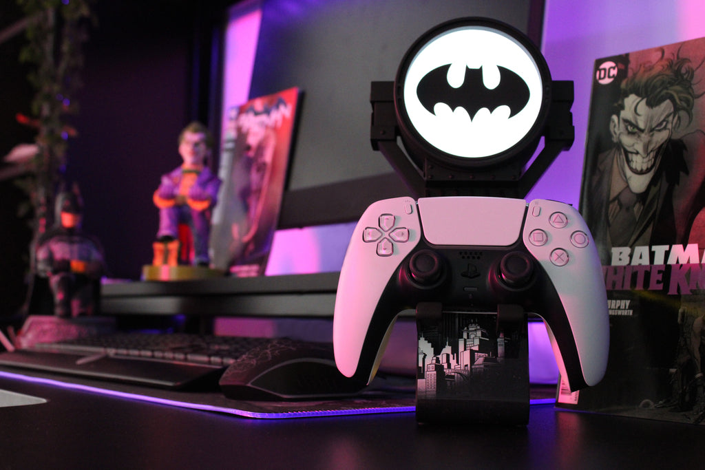 Batman Bat Signal 'Light Up' Cable Guys Ikon Phone & Controller Holder