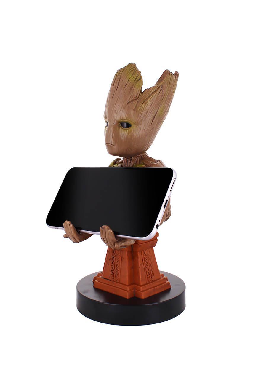 Groot Plinth Cable Guy Phone and Controller Holder