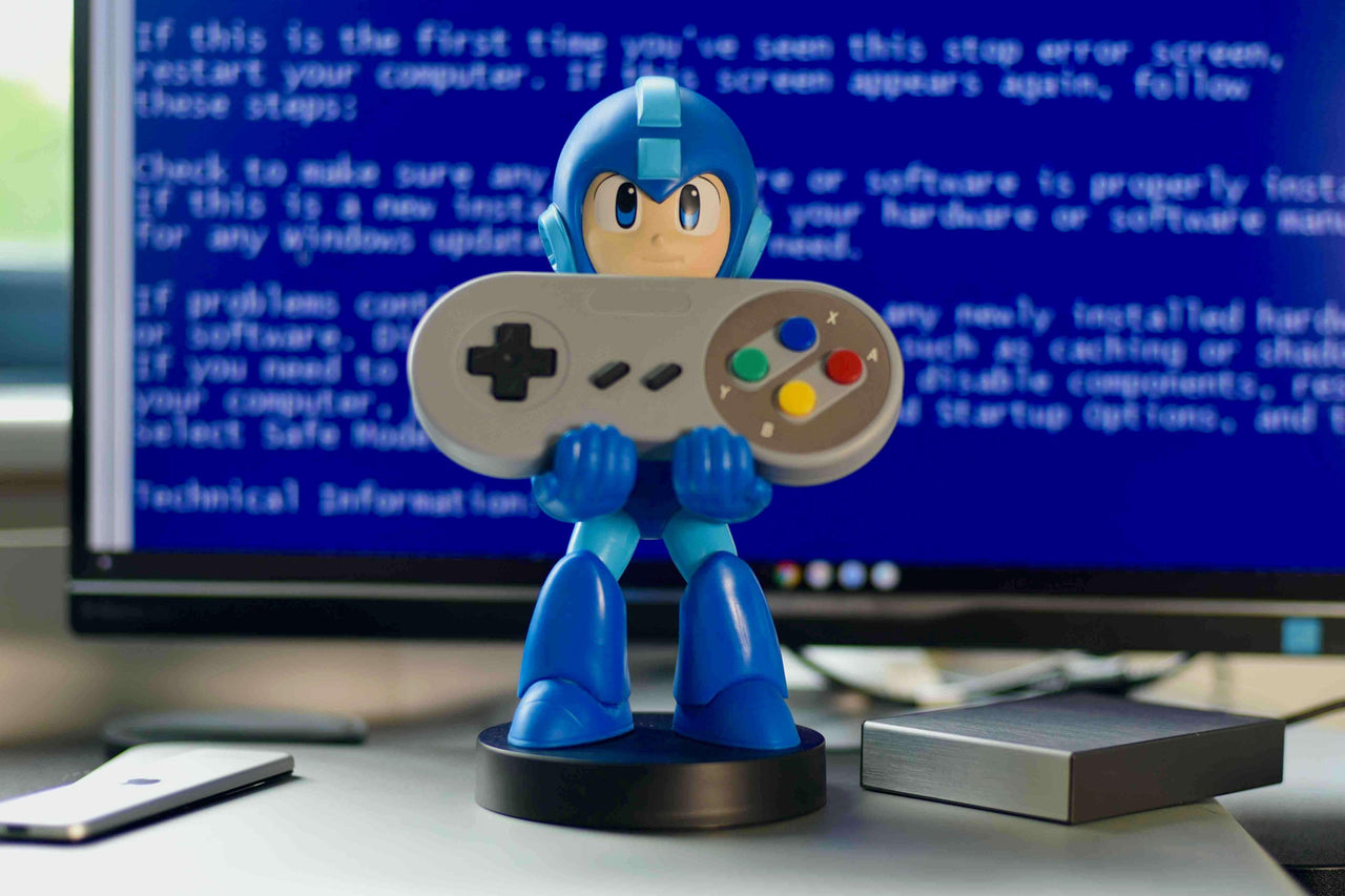 Mega Man Cable Guy Phone and Controller Holder