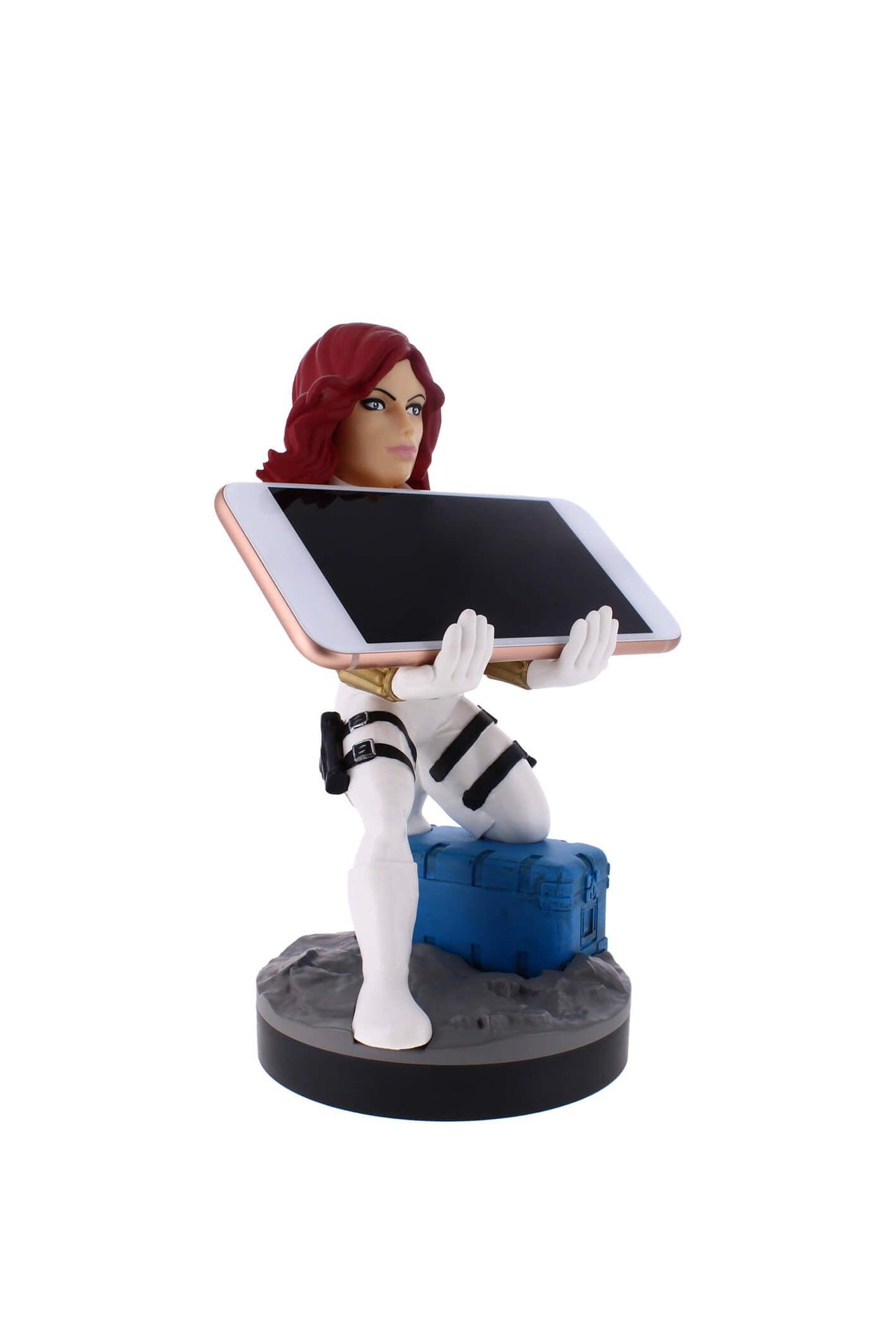 Black Widow White Suit Cable Guy Phone and Controller Holder